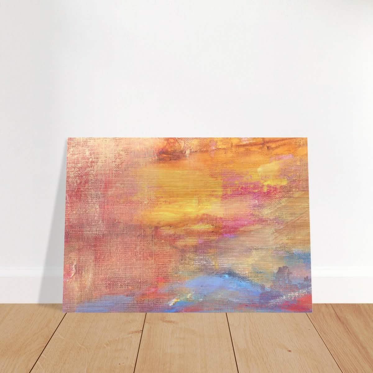 Da Vinci Abstract Modern Wall Art - Brushed Aluminum Print - 70x100 cm / 28x40″ -