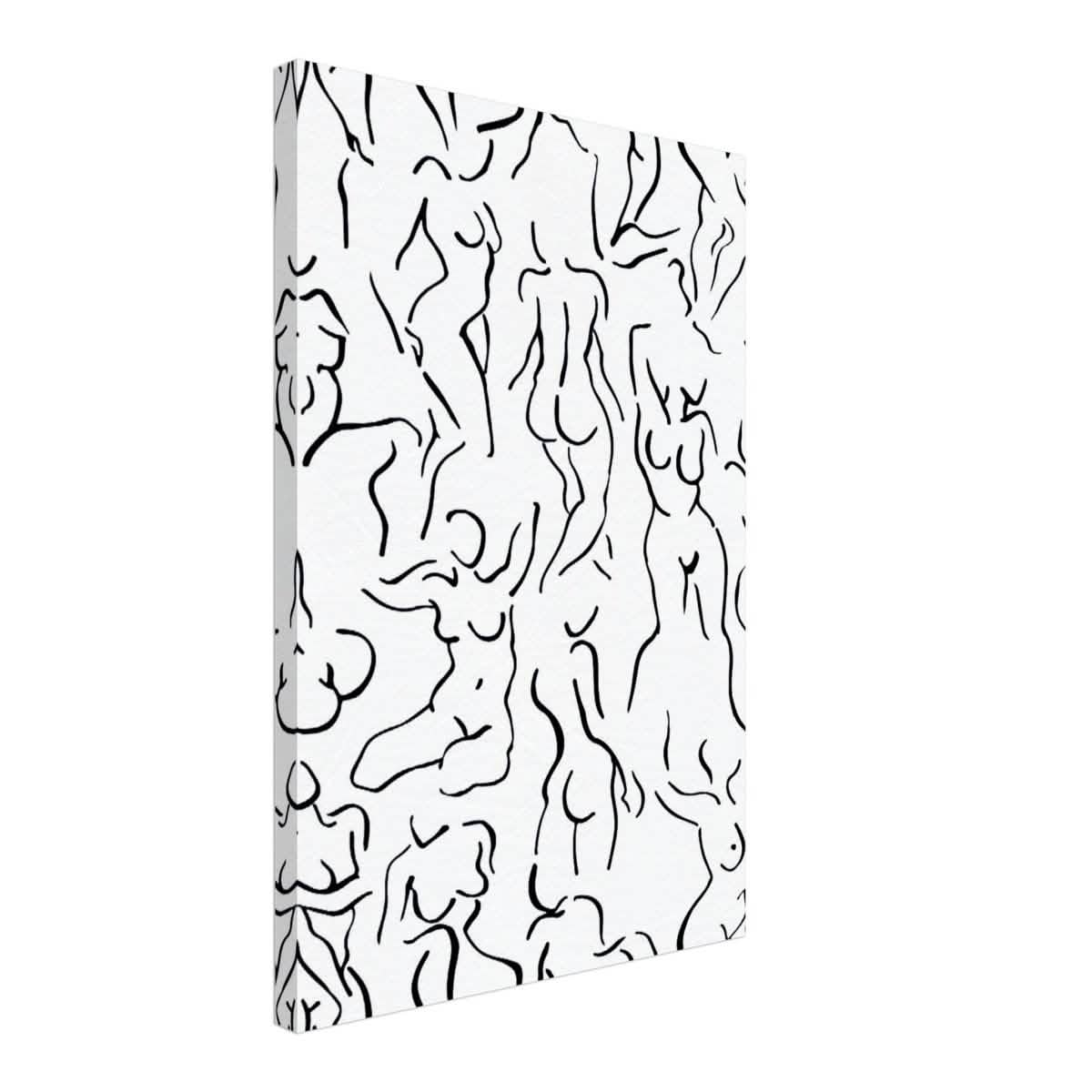 Da Vinci Abstract Modern Wall Art - Canvas - 40x60 cm / 16x24″ - Slim