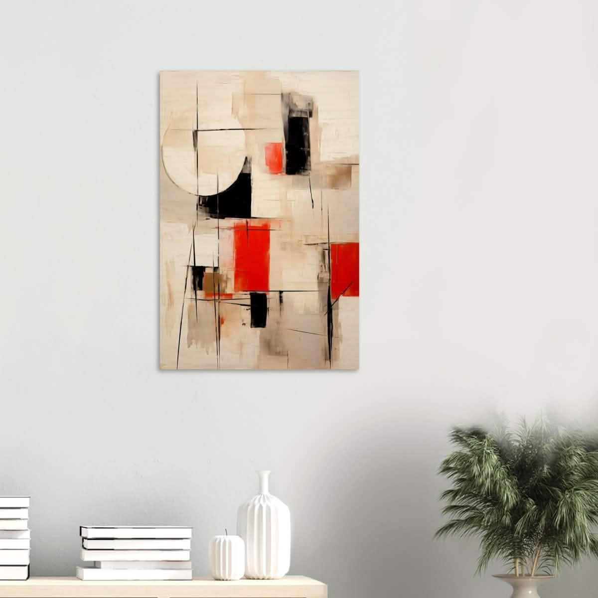 Da Vinci Abstract Modern Wall art - Wood Prints - 50x75 cm / 20x30″ - 10 mm