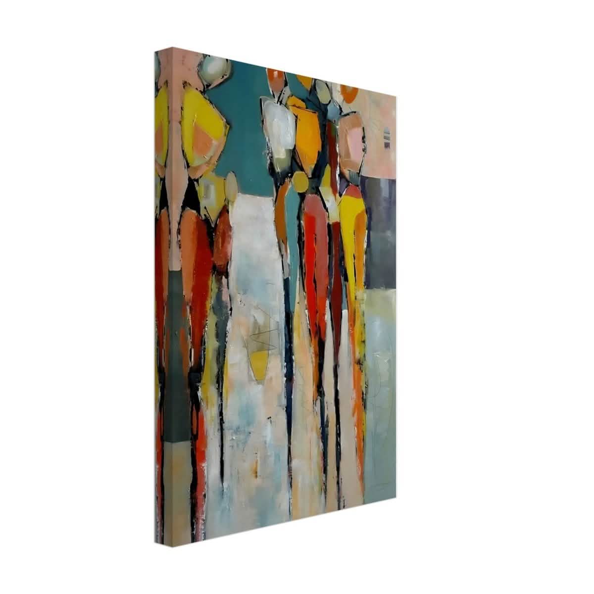 Da Vinci Abstract Modern Wall art - Canvas - 30x45 cm / 12x18″ - Thick