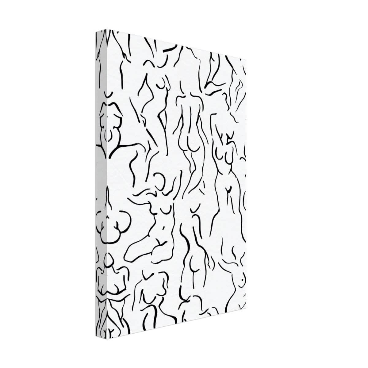 Da Vinci Abstract Modern Wall Art - Canvas - 30x45 cm / 12x18″ - Thick