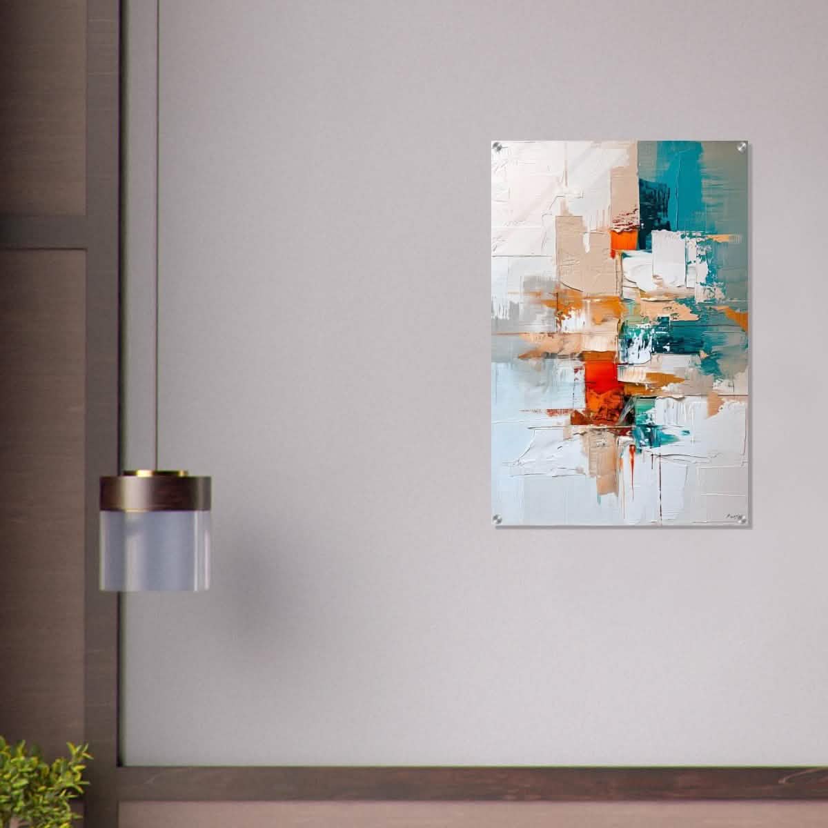 Da Vinci Abstract Modern Wall art - Acrylic Print - 60x90 cm / 24x36″ -