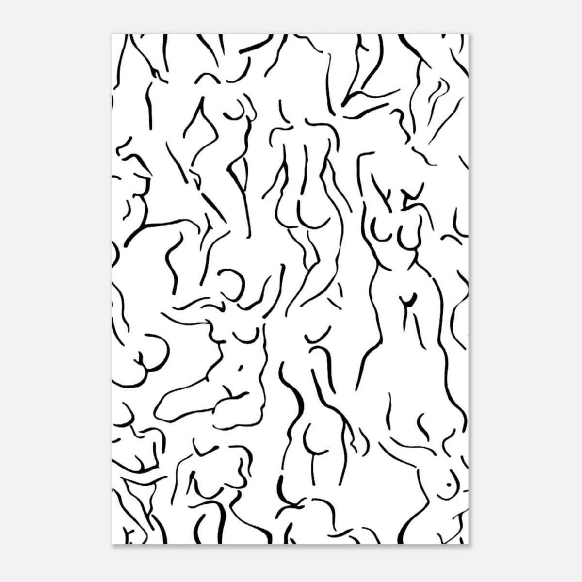 Da Vinci Abstract Modern Wall Art - Aluminum Print - 70x100 cm / 28x40″ -