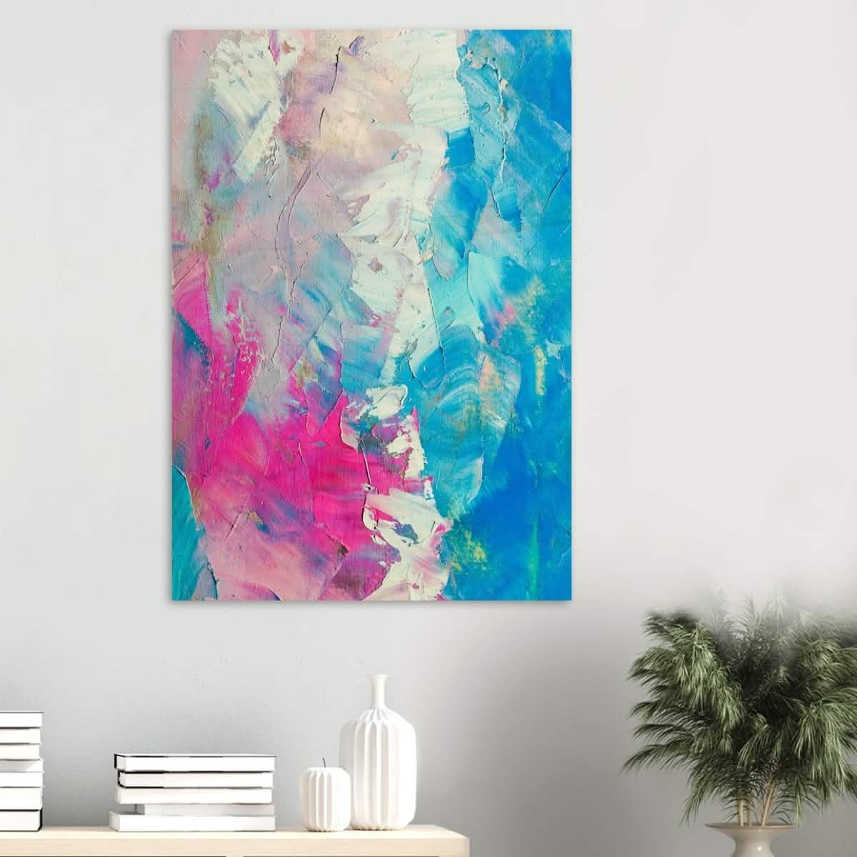 Da Vinci Abstract Modern Wall art - Wood Prints - 70x100 cm / 28x40″ - 20 mm