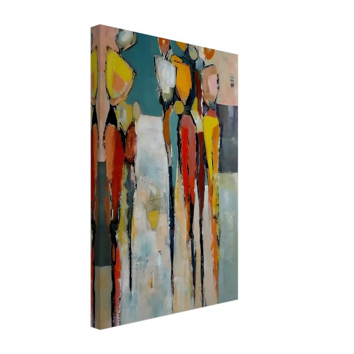 Da Vinci Abstract Modern Wall art - Canvas - 30x45 cm / 12x18″ - Slim