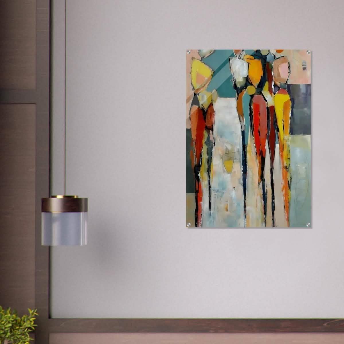 Da Vinci Abstract Modern Wall art - Acrylic Print - 70x100 cm / 28x40″ -