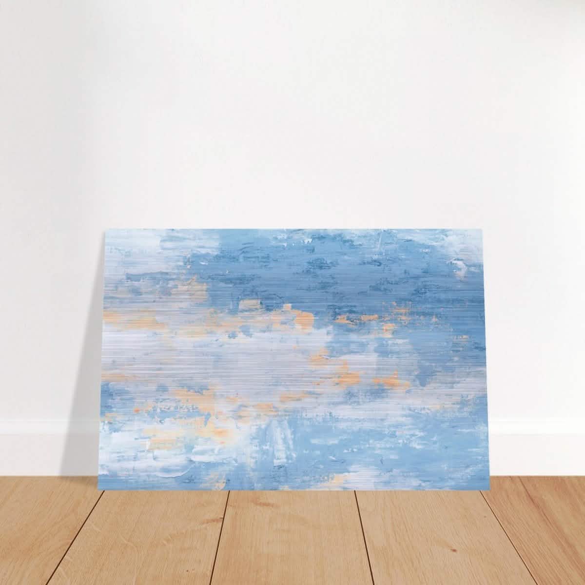 Da Vinci Abstract Modern Wall Art - Brushed Aluminum Print - 30x45 cm / 12x18″ -