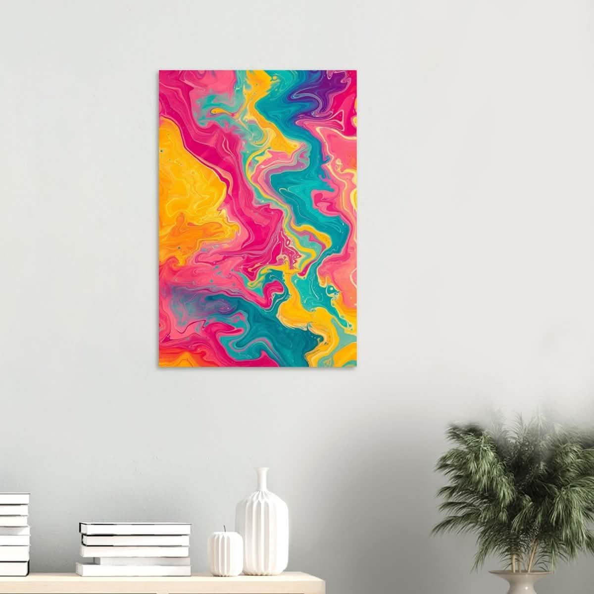 Da Vinci Abstract Modern Wall art - Aluminum Print - 50x75 cm / 20x30″ -