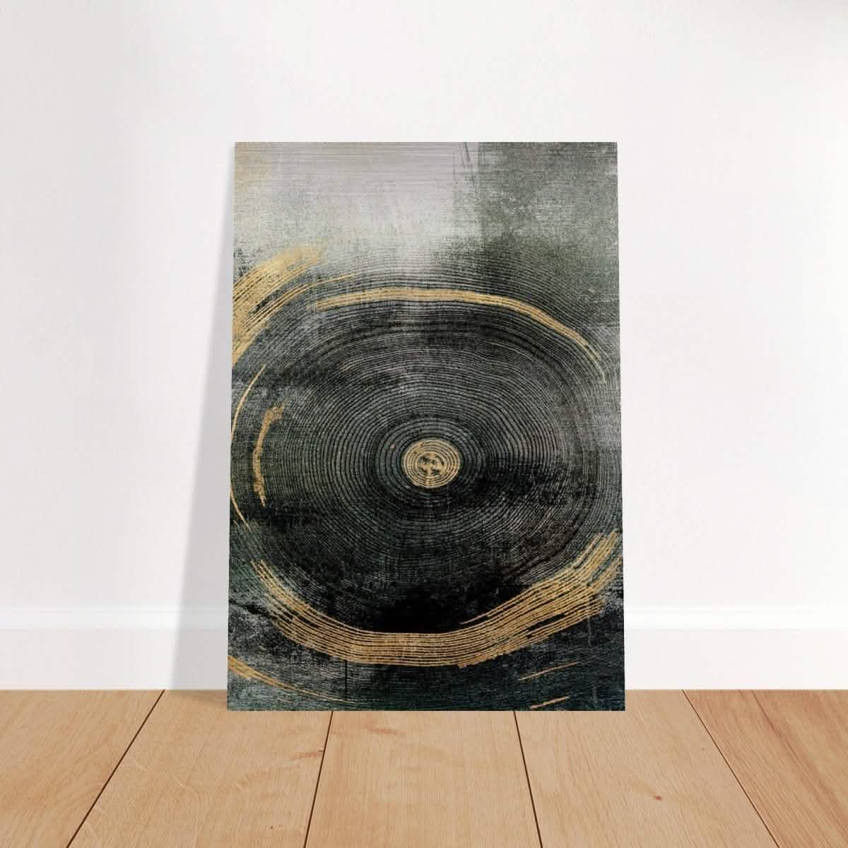 Da Vinci Abstract Modern Wall art - Brushed Aluminum Print - 70x100 cm / 28x40″ -