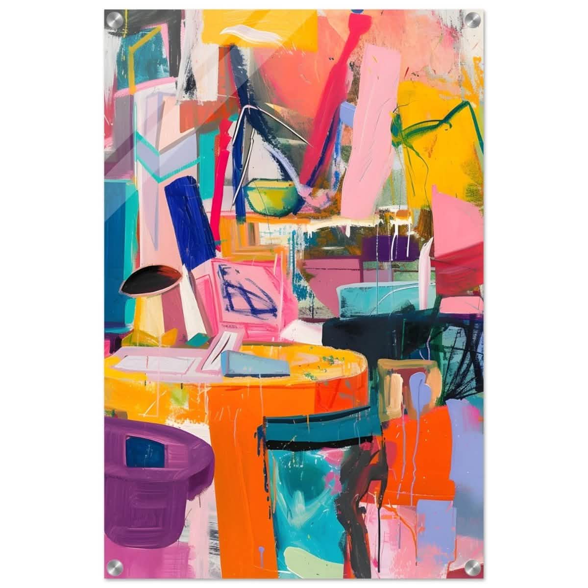 Da Vinci Abstract Modern Wall art - Acrylic Print - 50x75 cm / 20x30″ -