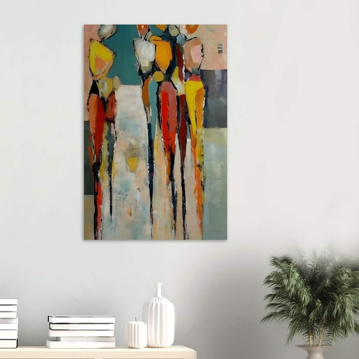 Da Vinci Abstract Modern Wall art - Wood Prints - 60x90 cm / 24x36″ - 10 mm