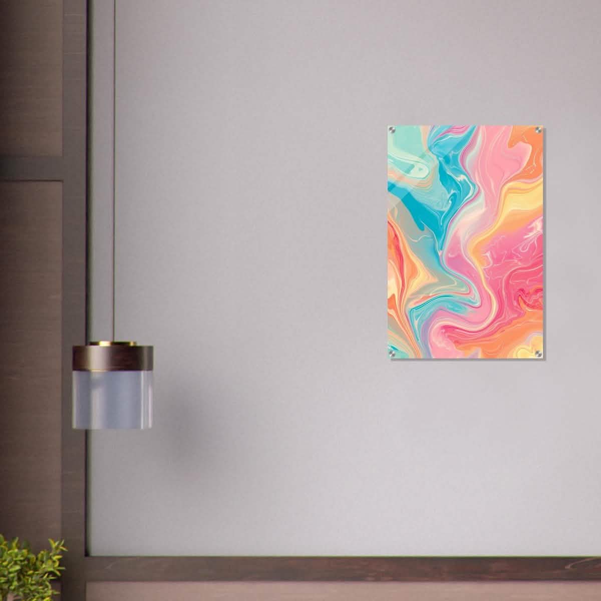 Da Vinci Abstract Modern Wall Art - Acrylic Print - 50x75 cm / 20x30″ -