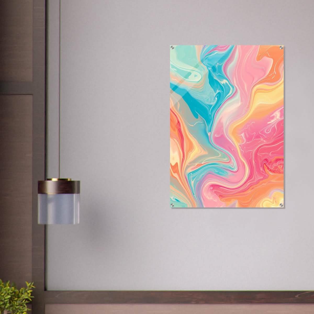 Da Vinci Abstract Modern Wall Art - Acrylic Print - 70x100 cm / 28x40″ -