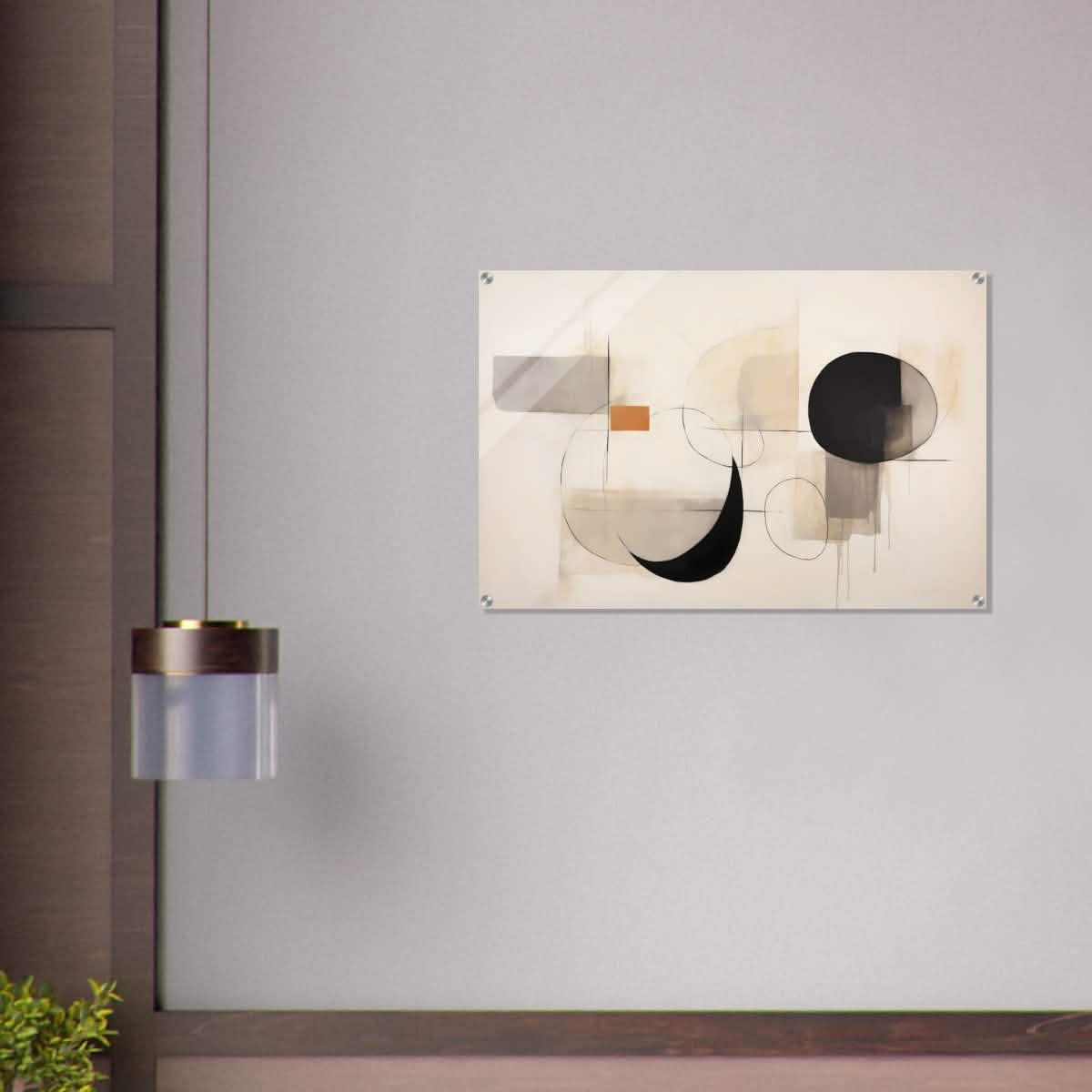 Da Vinci Abstract Modern Wall art - Acrylic Print - 60x90 cm / 24x36″ -