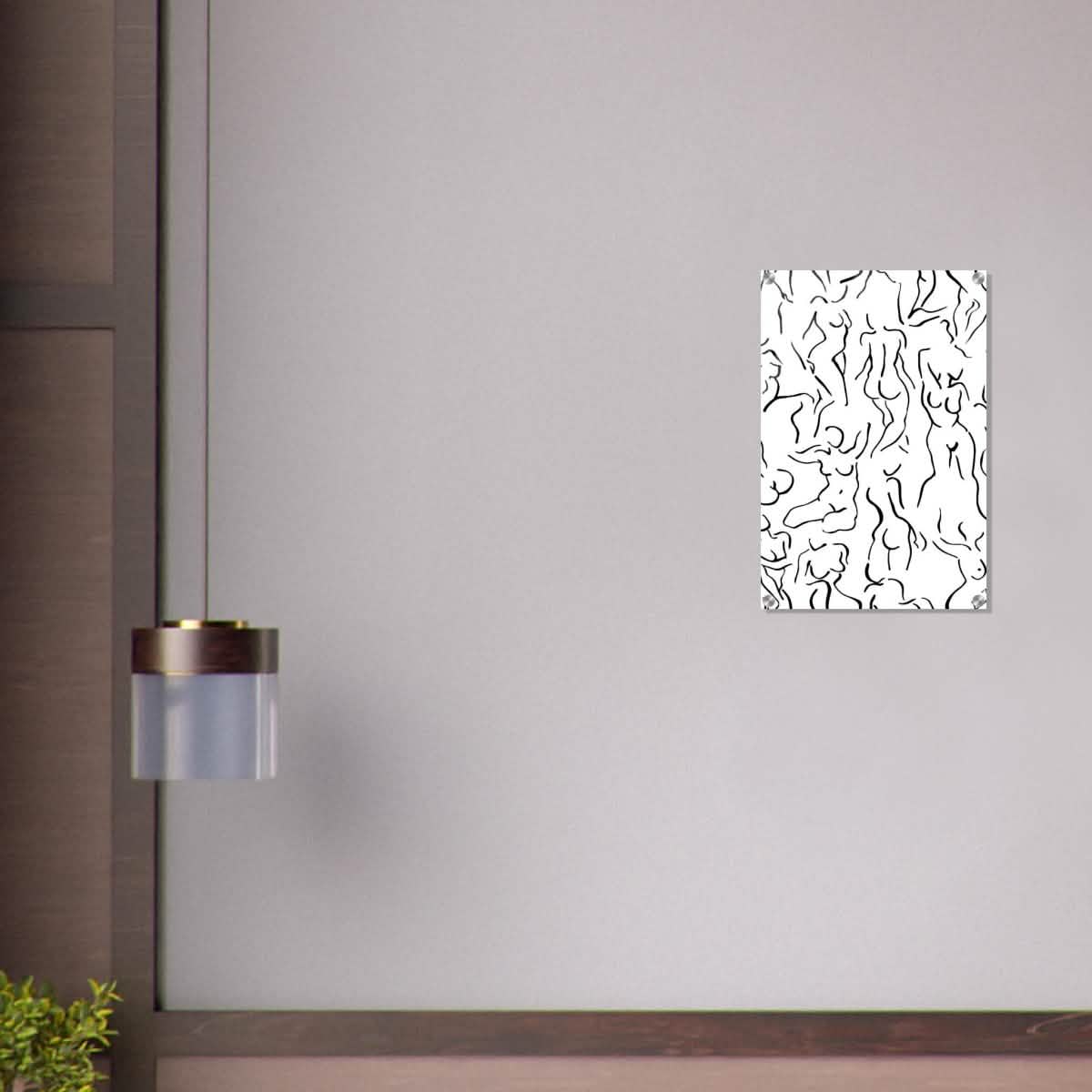 Da Vinci Abstract Modern Wall Art - Acrylic Print - 40x60 cm / 16x24″ -