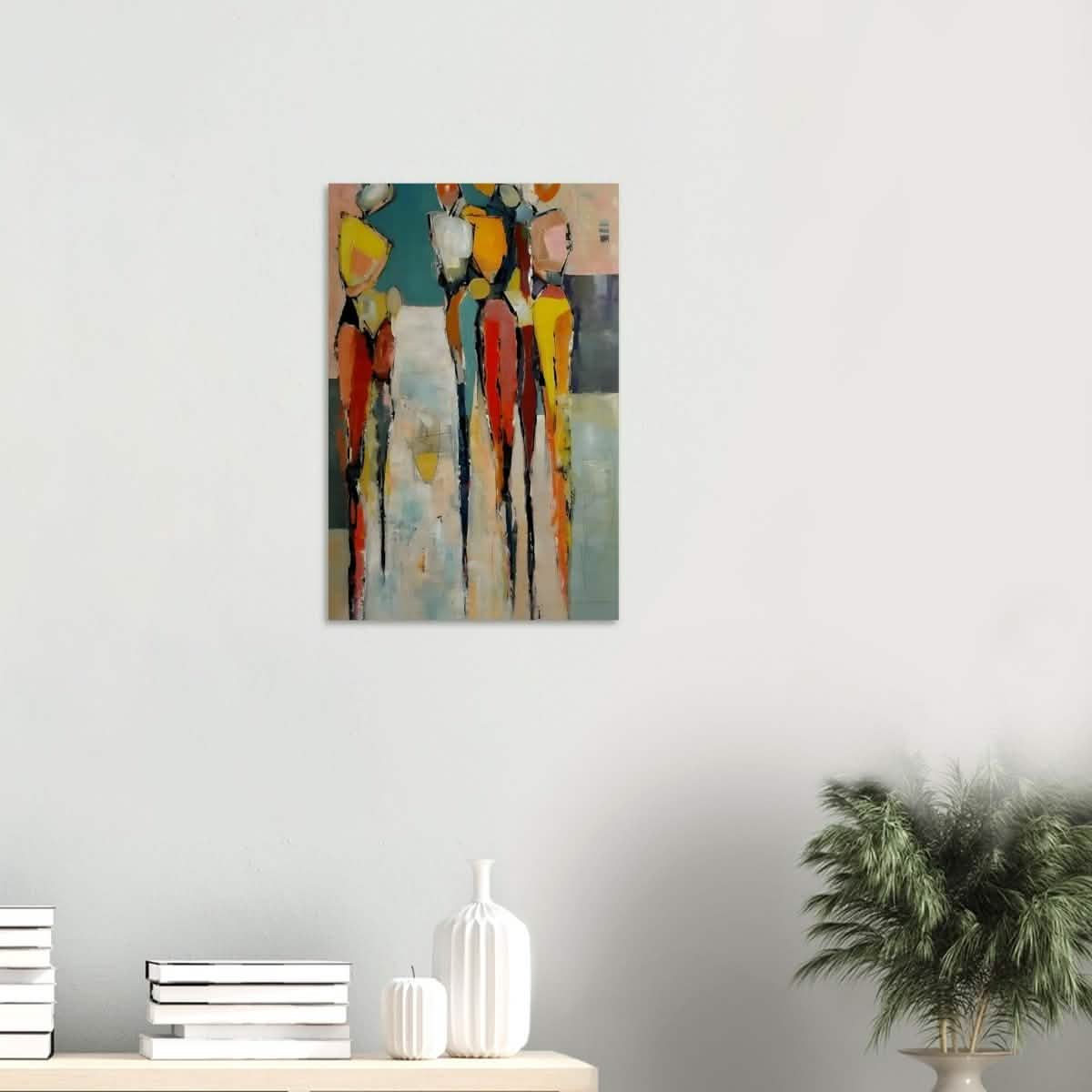 Da Vinci Abstract Modern Wall art - Wood Prints - 40x60 cm / 16x24″ - 20 mm