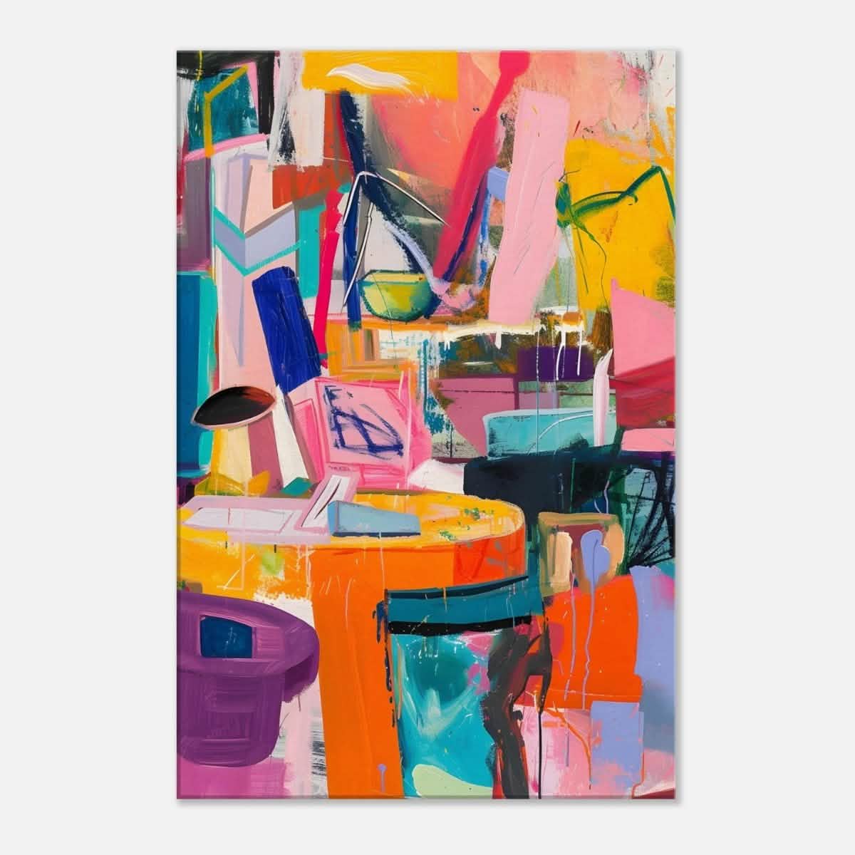 Da Vinci Abstract Modern Wall art - Canvas - 50x75 cm / 20x30″ - Thick