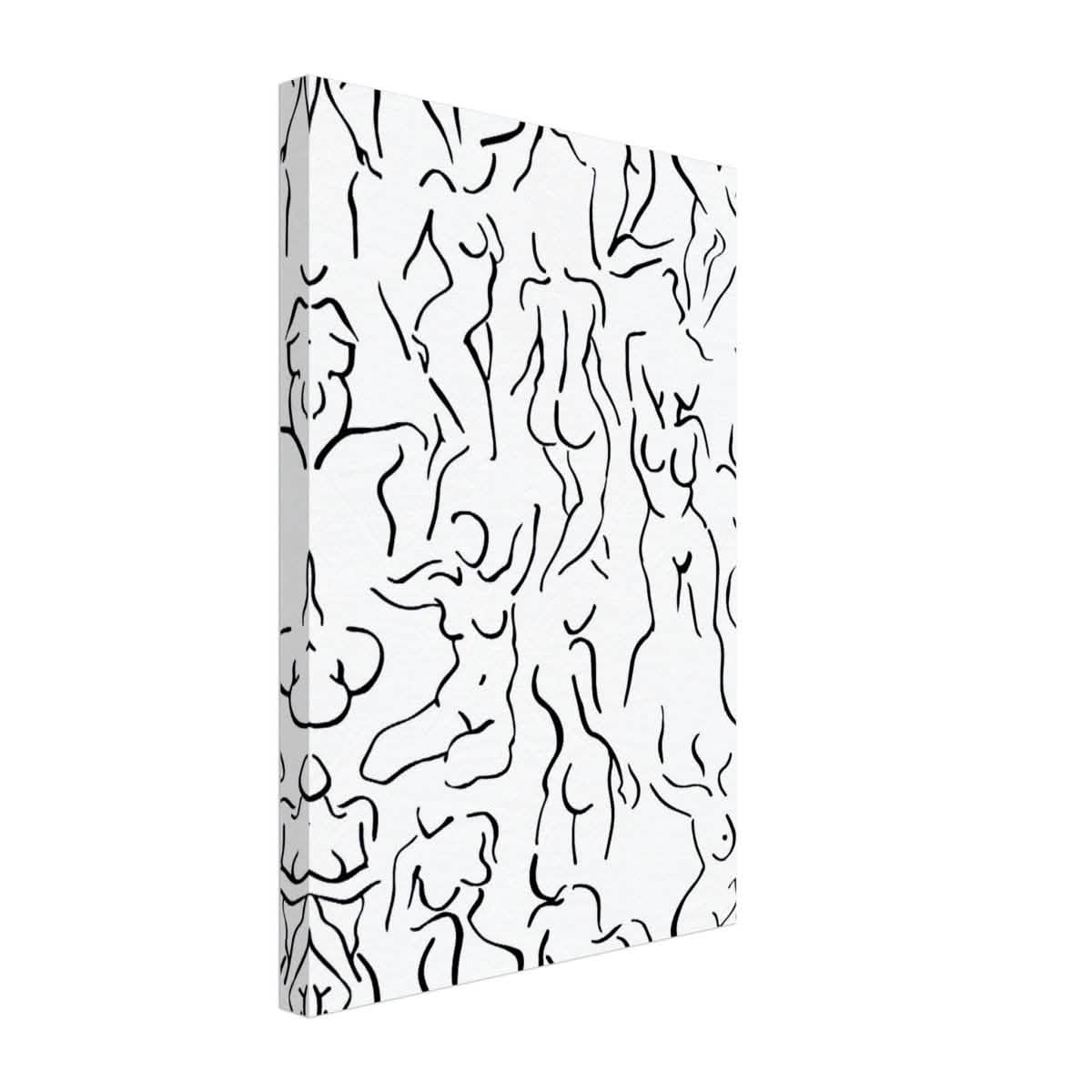 Da Vinci Abstract Modern Wall Art - Canvas - 30x45 cm / 12x18″ - Slim