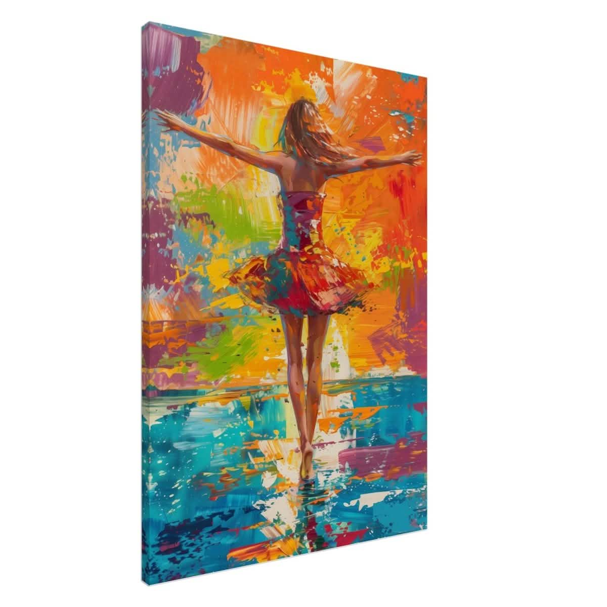 Da Vinci Abstract Modern Wall art - Canvas - 70x100 cm / 28x40″ - Slim