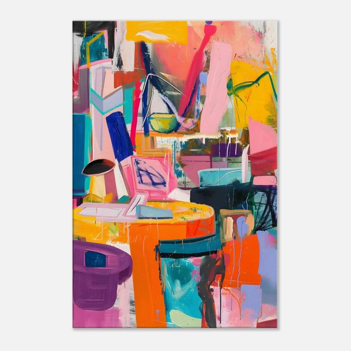 Da Vinci Abstract Modern Wall art - Canvas - 60x90 cm / 24x36″ - Thick