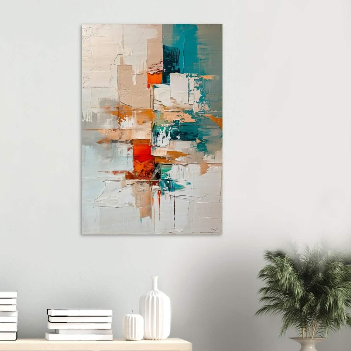 Da Vinci Abstract Modern Wall art - Wood Prints - 60x90 cm / 24x36″ - 20 mm