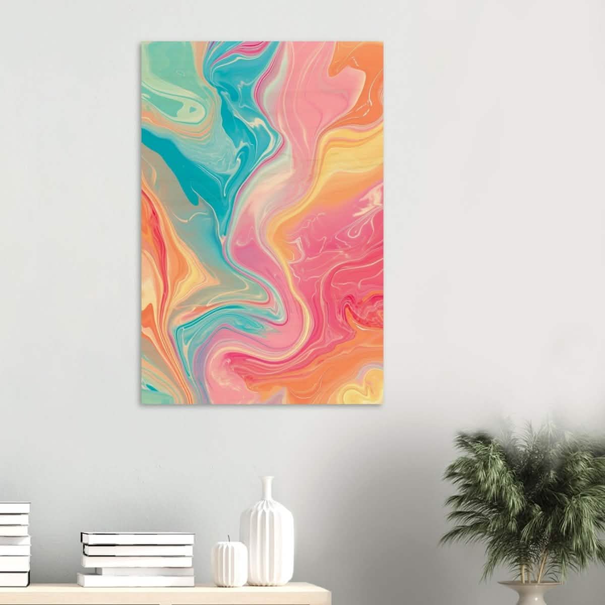 Da Vinci Abstract Modern Wall Art - Wood Prints - 60x90 cm / 24x36″ - 10 mm