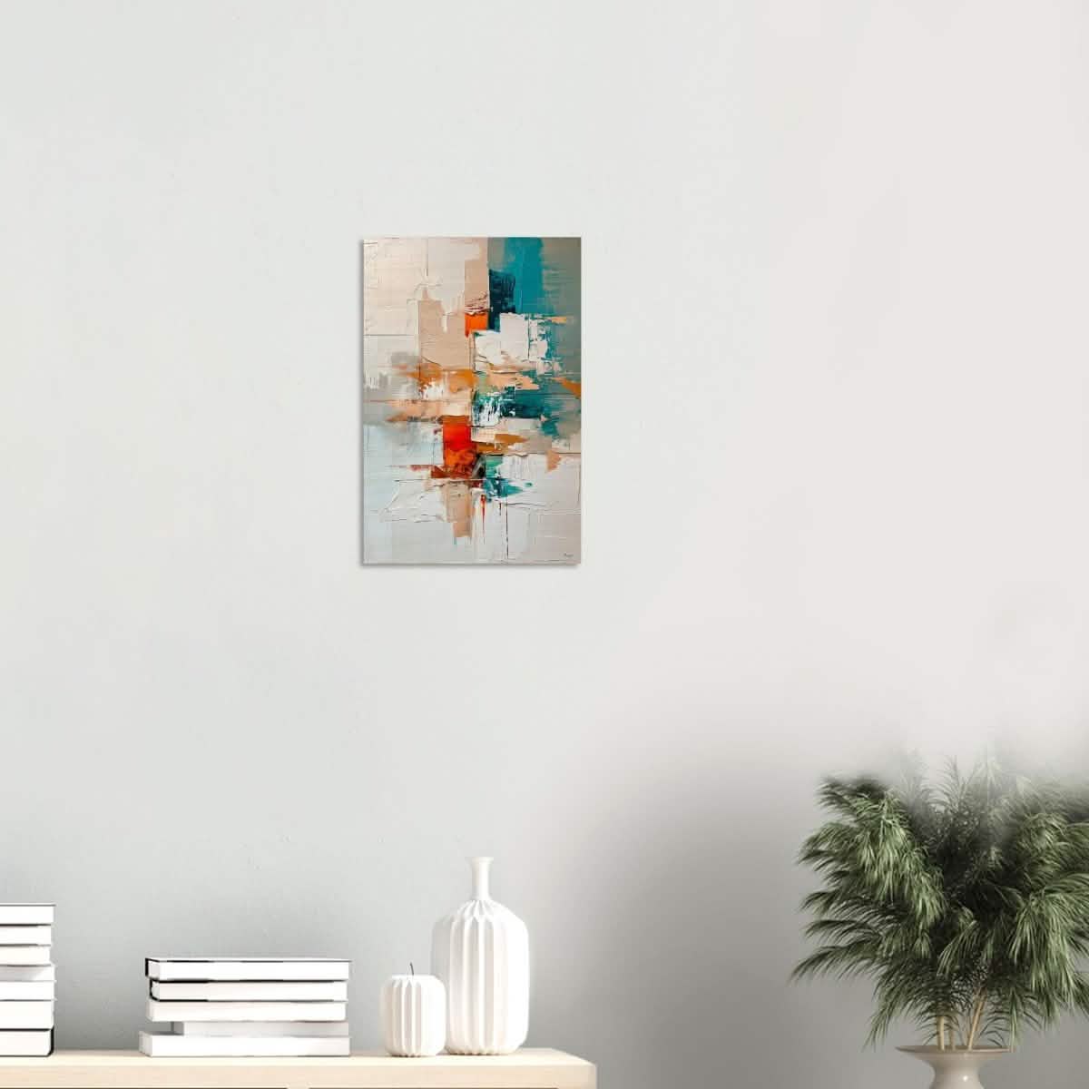 Da Vinci Abstract Modern Wall art - Wood Prints - 30x45 cm / 12x18″ - 10 mm