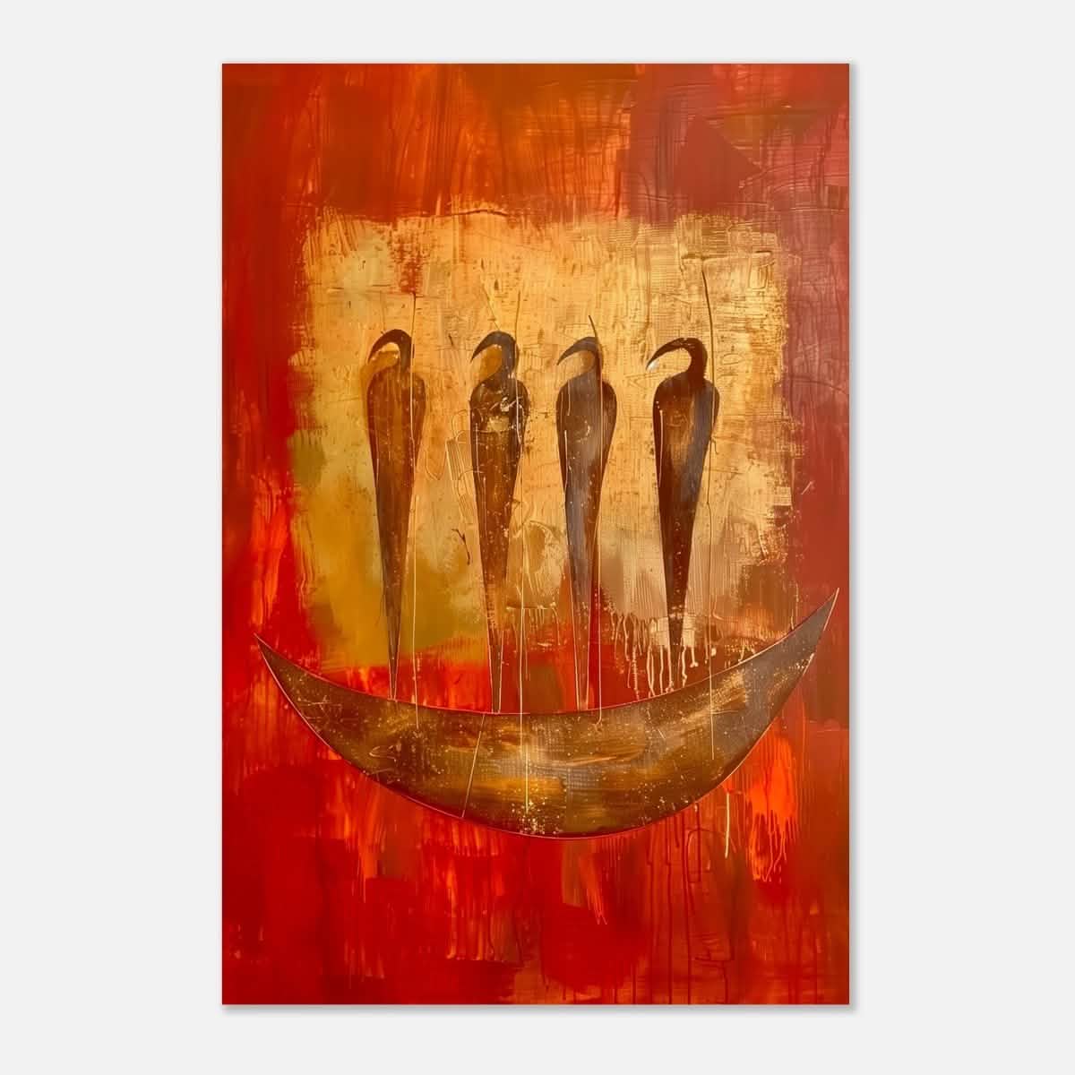 Da Vinci Abstract Wall art Print | Ancient Africa - Aluminum Print - 50x75 cm / 20x30″ -