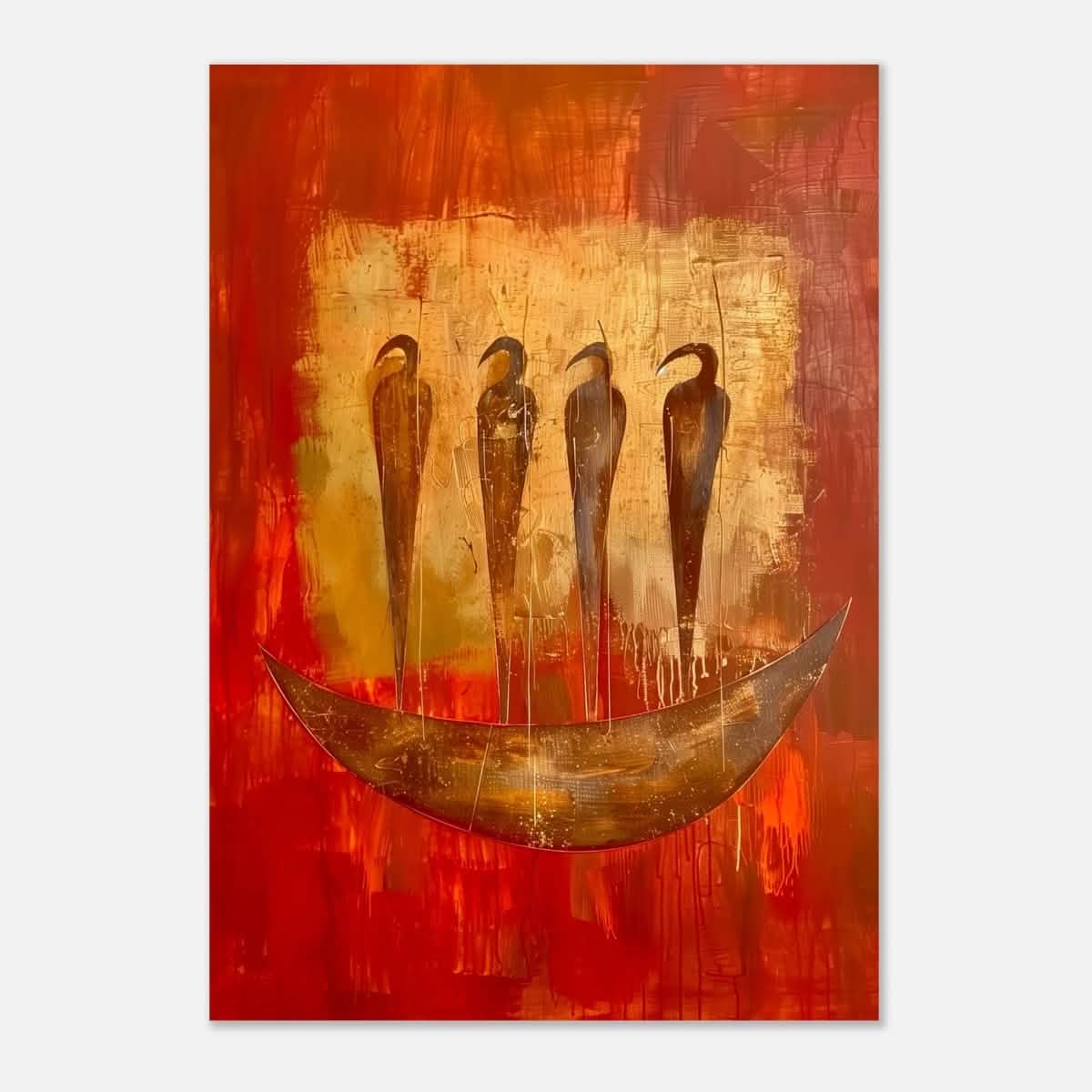 Da Vinci Abstract Wall art Print | Ancient Africa - Aluminum Print - 70x100 cm / 28x40″ -