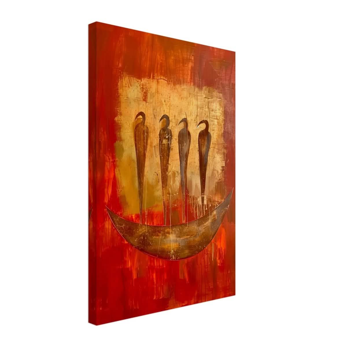 Da Vinci Abstract Wall art Print | Ancient Africa - Canvas - 40x60 cm / 16x24″ - Thick