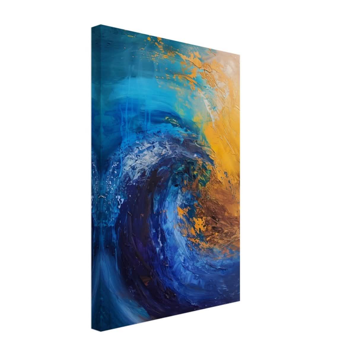 Da Vinci Abstract Wall art Print | Color Waves - Canvas - 30x45 cm / 12x18″ -