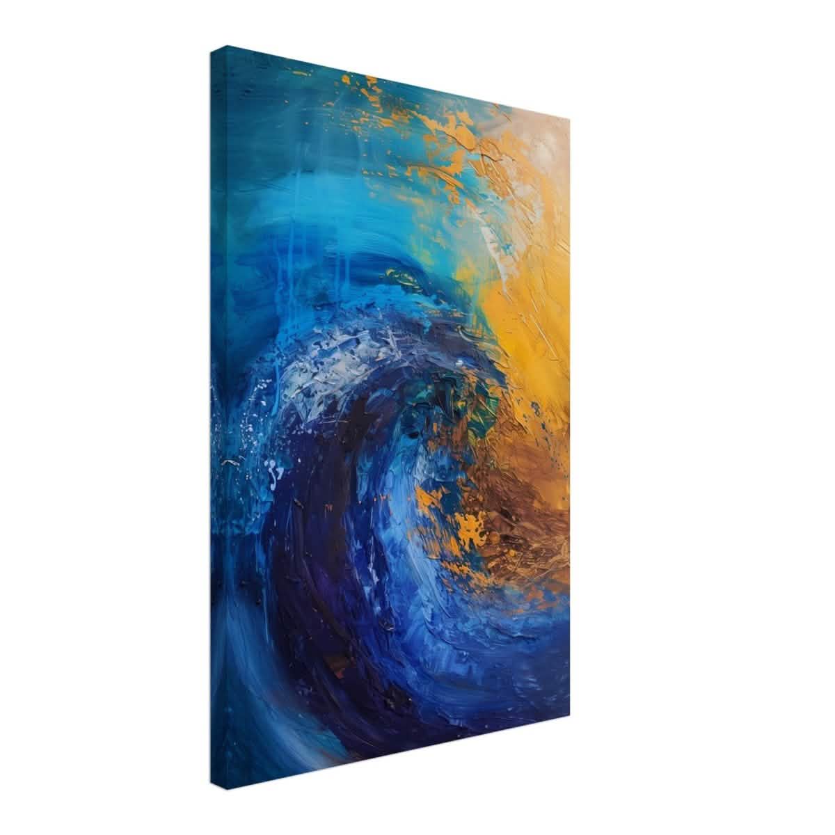 Da Vinci Abstract Wall art Print | Color Waves - Canvas - 40x60 cm / 16x24″ -