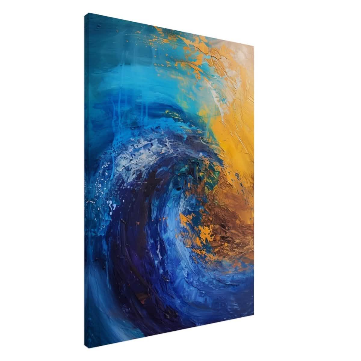 Da Vinci Abstract Wall art Print | Color Waves - Canvas - 70x100 cm / 28x40″ -