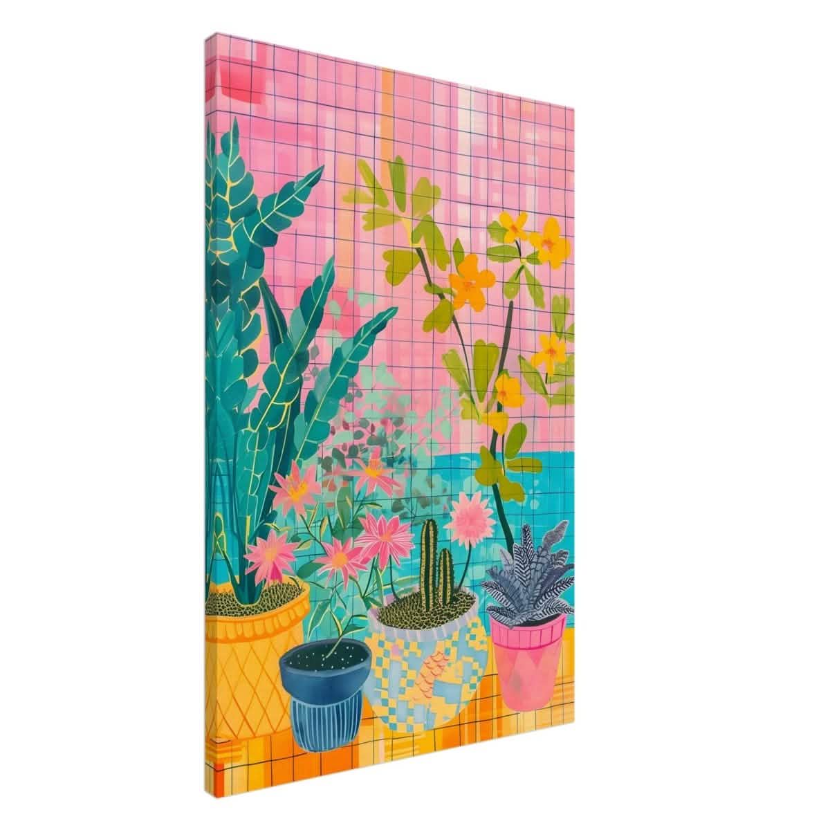 Da Vinci Abstract wall art Print | Floral - Canvas - 60x90 cm / 24x36″ -