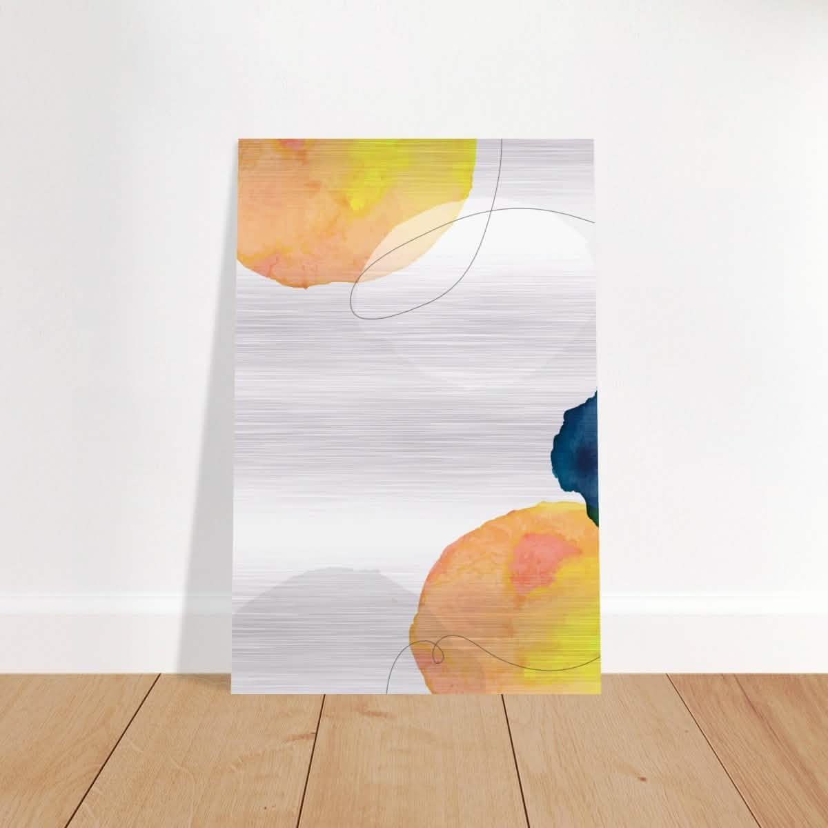 Da Vinci Abstract Wall art Print - Brushed Aluminum Print - 50x75 cm / 20x30″ -