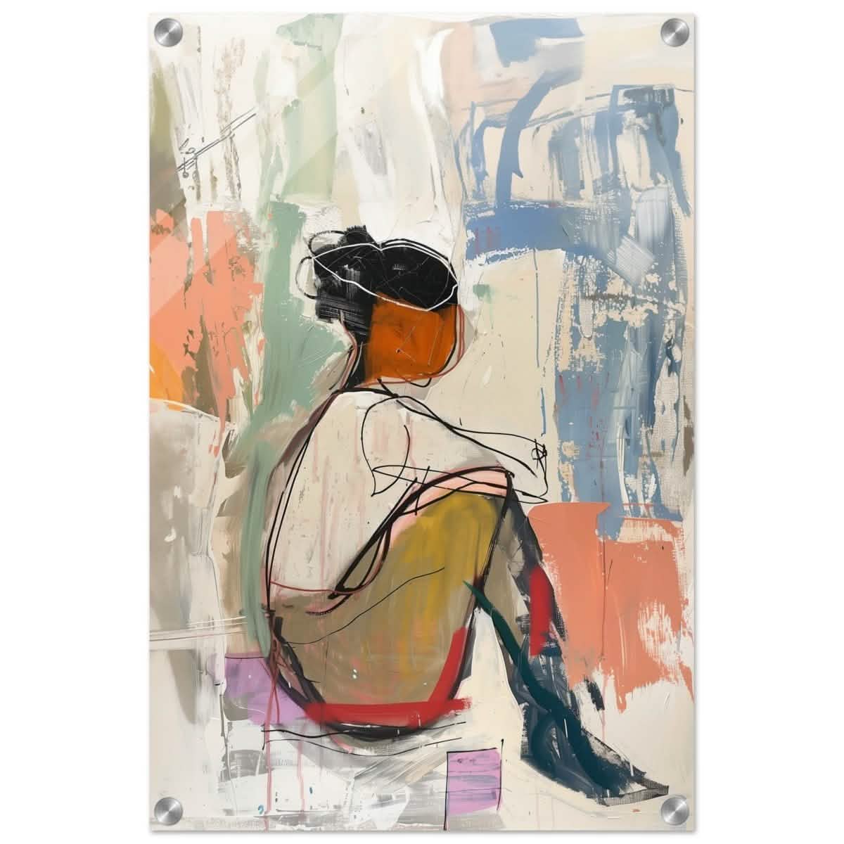 Da Vinci Abstract wall art print - Acrylic Print - 40x60 cm / 16x24″ -