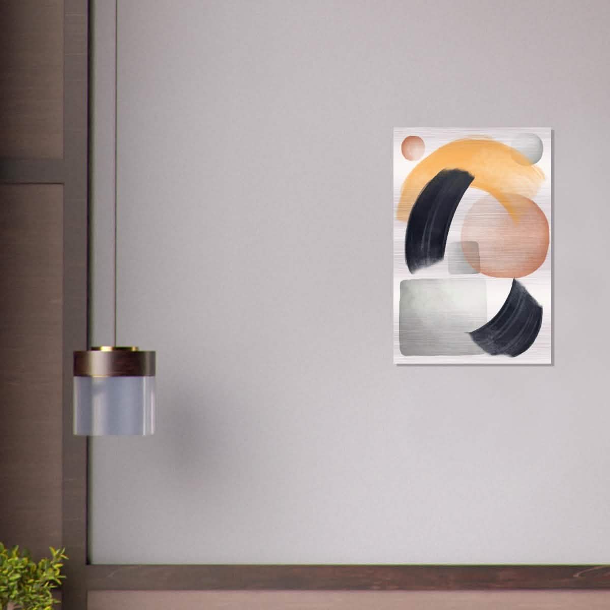 Da Vinci Abstract Wall art Print - Brushed Aluminum Print - 50x75 cm / 20x30″ -