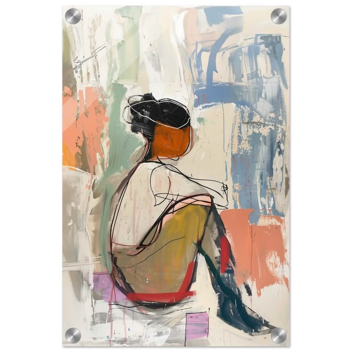 Da Vinci Abstract wall art print - Acrylic Print - 30x45 cm / 12x18″ -