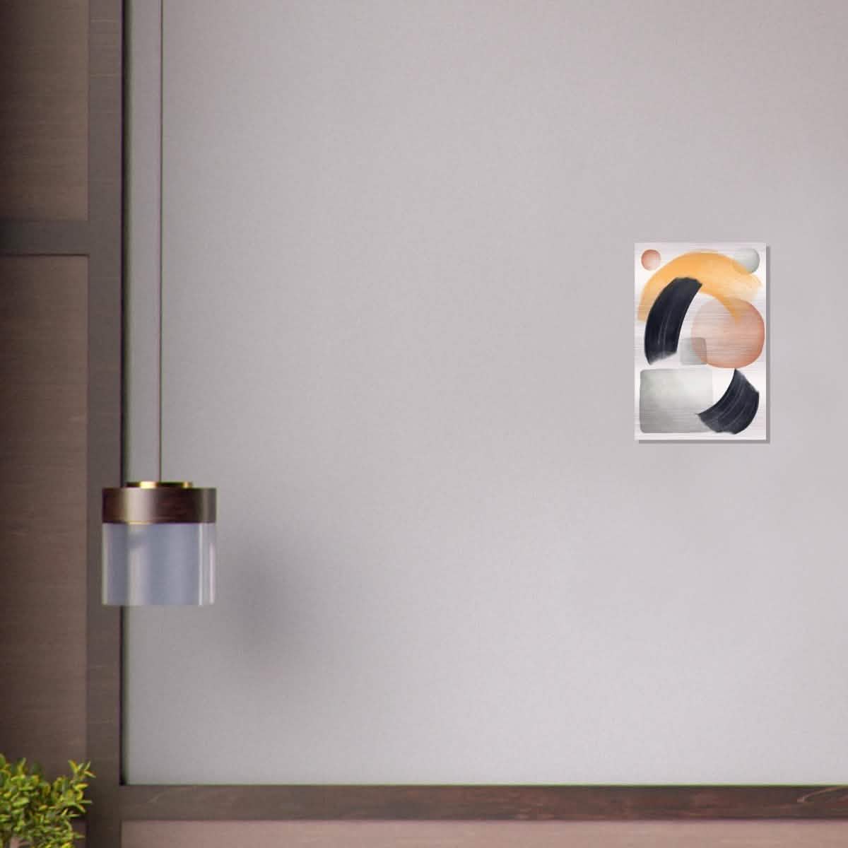 Da Vinci Abstract Wall art Print - Brushed Aluminum Print - 30x45 cm / 12x18″ -