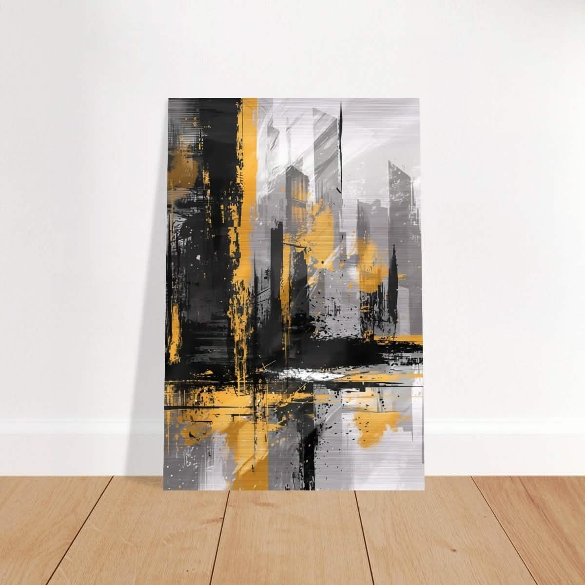 Da Vinci Abstract Wall art Print - Brushed Aluminum Print - 30x45 cm / 12x18″ -