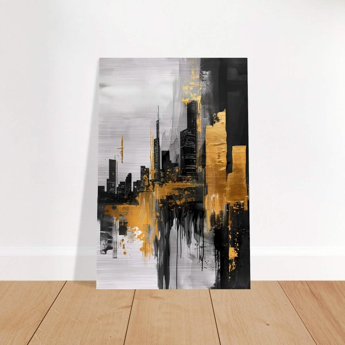 Da Vinci Abstract Wall art Print - Brushed Aluminum Print - 50x75 cm / 20x30″ -