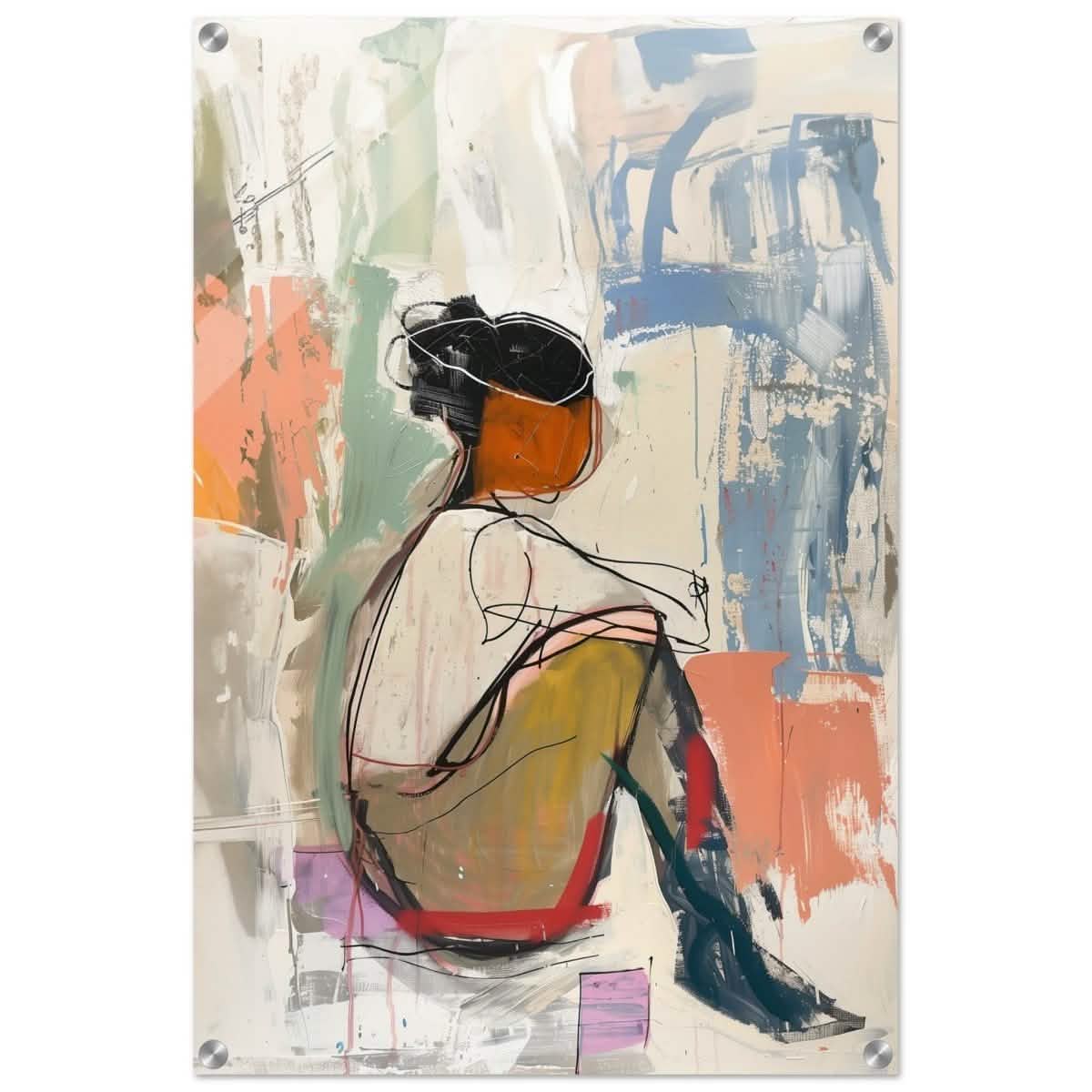 Da Vinci Abstract wall art print - Acrylic Print - 50x75 cm / 20x30″ -