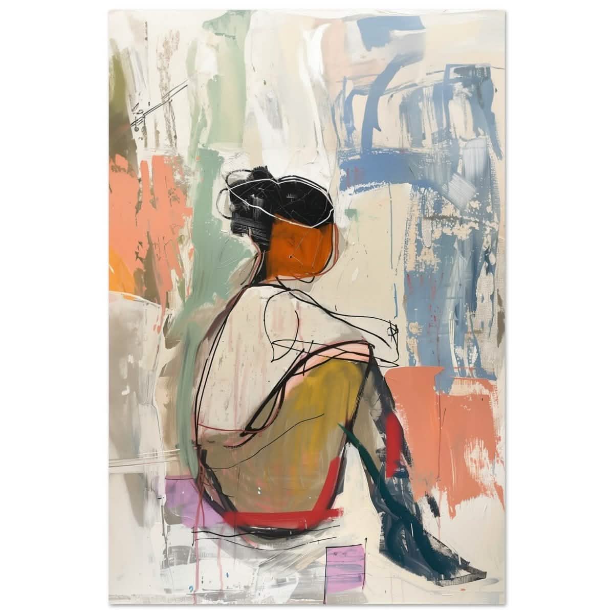 Da Vinci Abstract wall art print - Aluminum Print - 50x75 cm / 20x30″ -