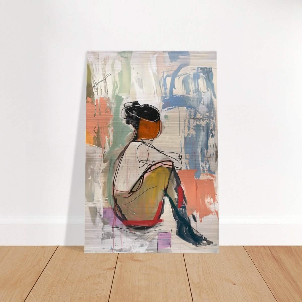 Da Vinci Abstract wall art print - Brushed Aluminum Print - 30x45 cm / 12x18″ -