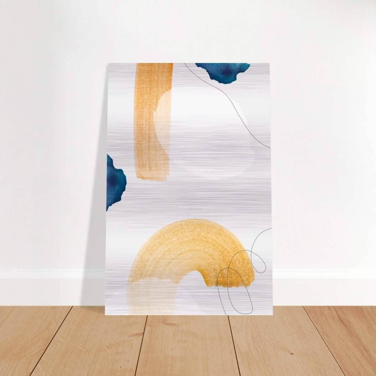 Da Vinci Abstract Wall art Print - Brushed Aluminum Print - 40x60 cm / 16x24″ -