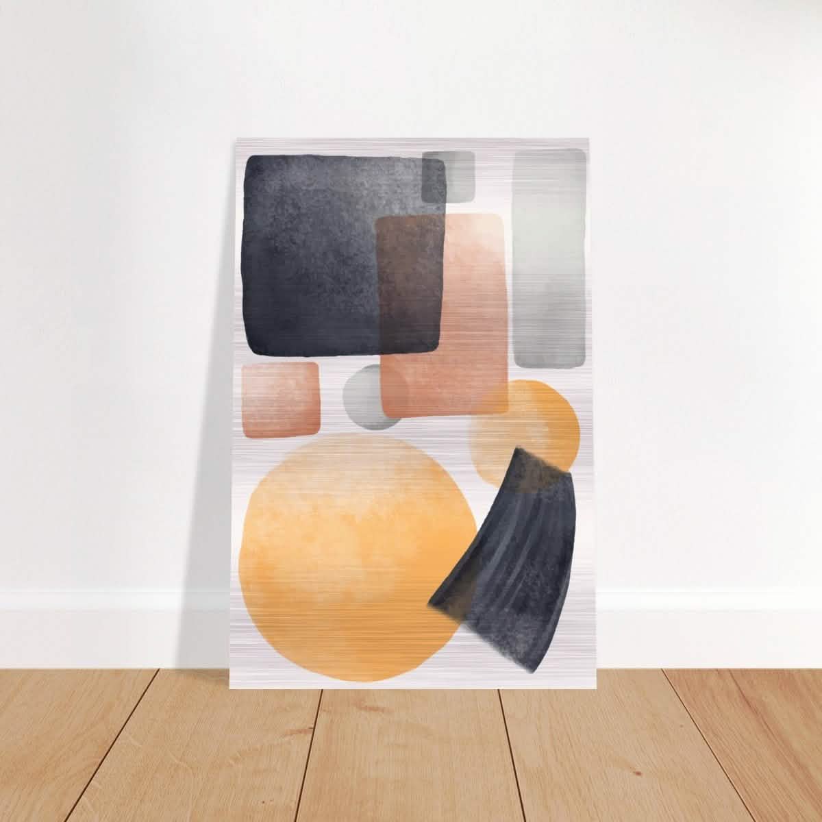 Da Vinci Abstract Wall art Print - Brushed Aluminum Print - 30x45 cm / 12x18″ -