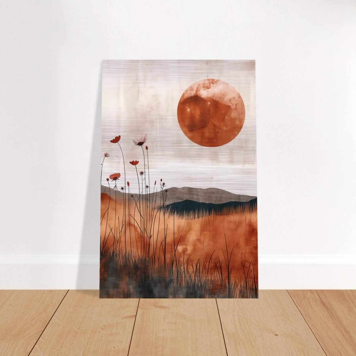 Da Vinci Abstract Wall art Print - Brushed Aluminum Print - 30x45 cm / 12x18″ -