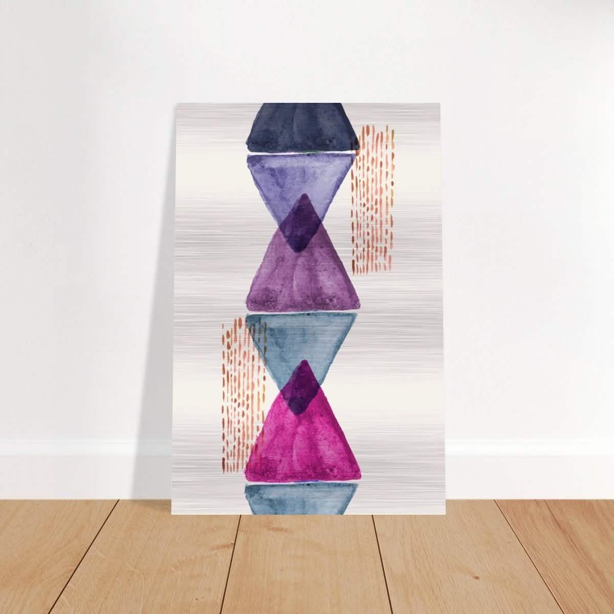 Da Vinci Abstract Wall art Print - Brushed Aluminum Print - 30x45 cm / 12x18″ -