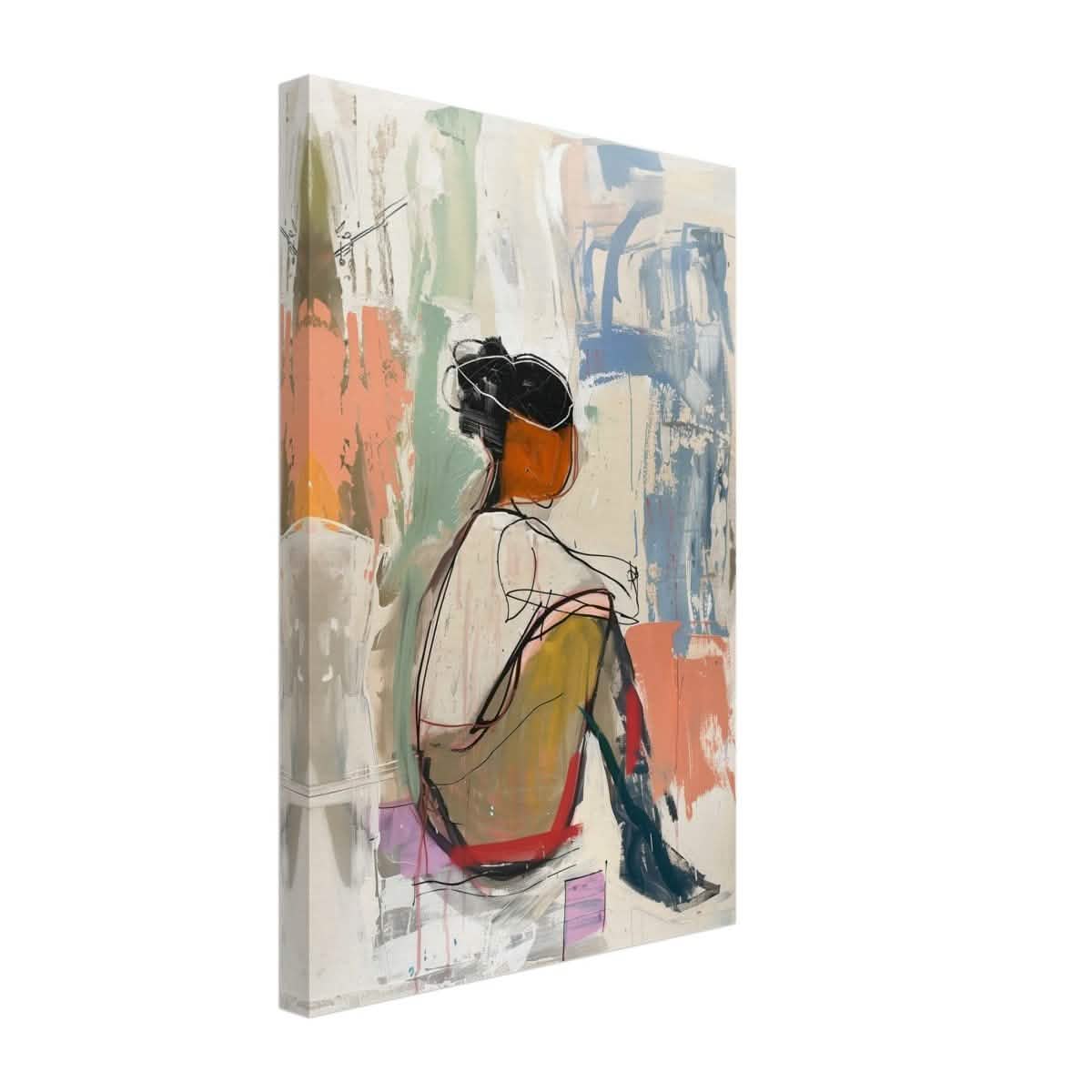 Da Vinci Abstract wall art print - Canvas - 30x45 cm / 12x18″ -