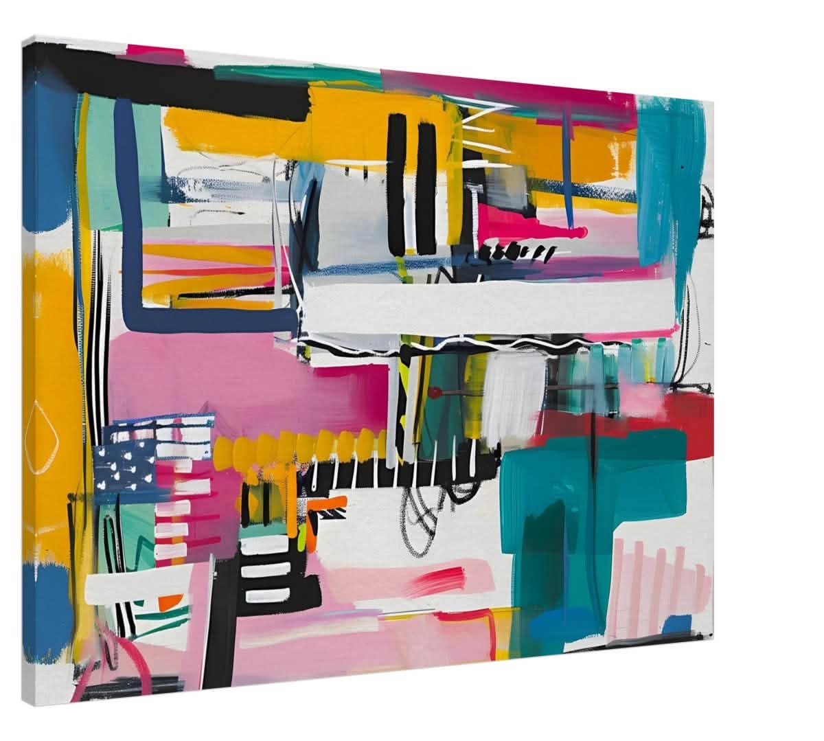 Da Vinci Abstract Wall Art - Canvas - 70x100 cm / 28x40″ - Slim